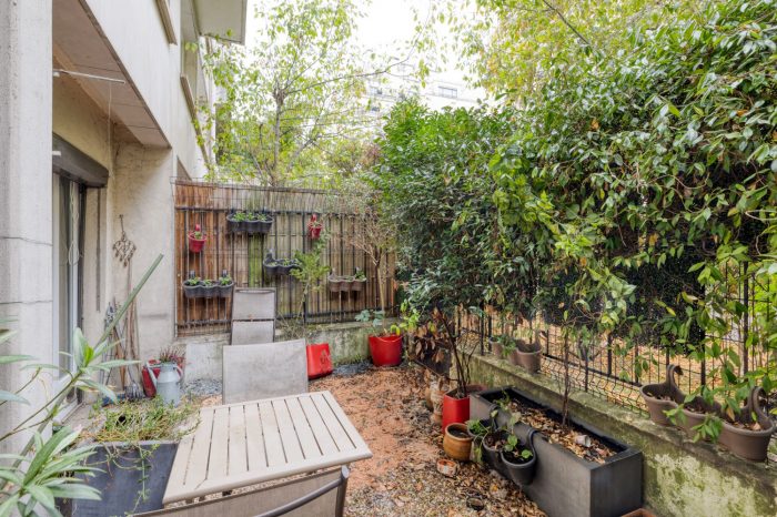 Jardin privatif — fond planté